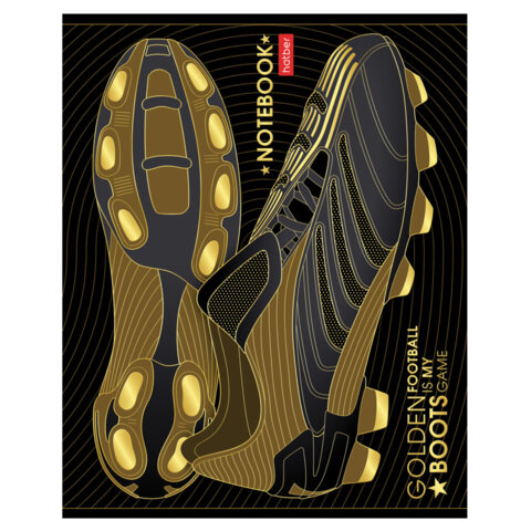 Тетрадь А5 48 л,. HATBER скоба, клетка, матовая ламинация, 3D-фольга, "Для Тетрадь А5 48 л,. HATBER скоба, клетка, матовая ламинация, 3D-фольга, "Для