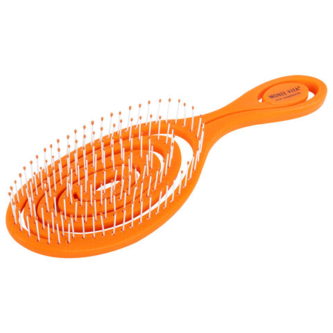 Расческа для волос массажная 22х7 см, цвета АССОРТИ, MONTE VITA (МОНТЕ ВИТА),