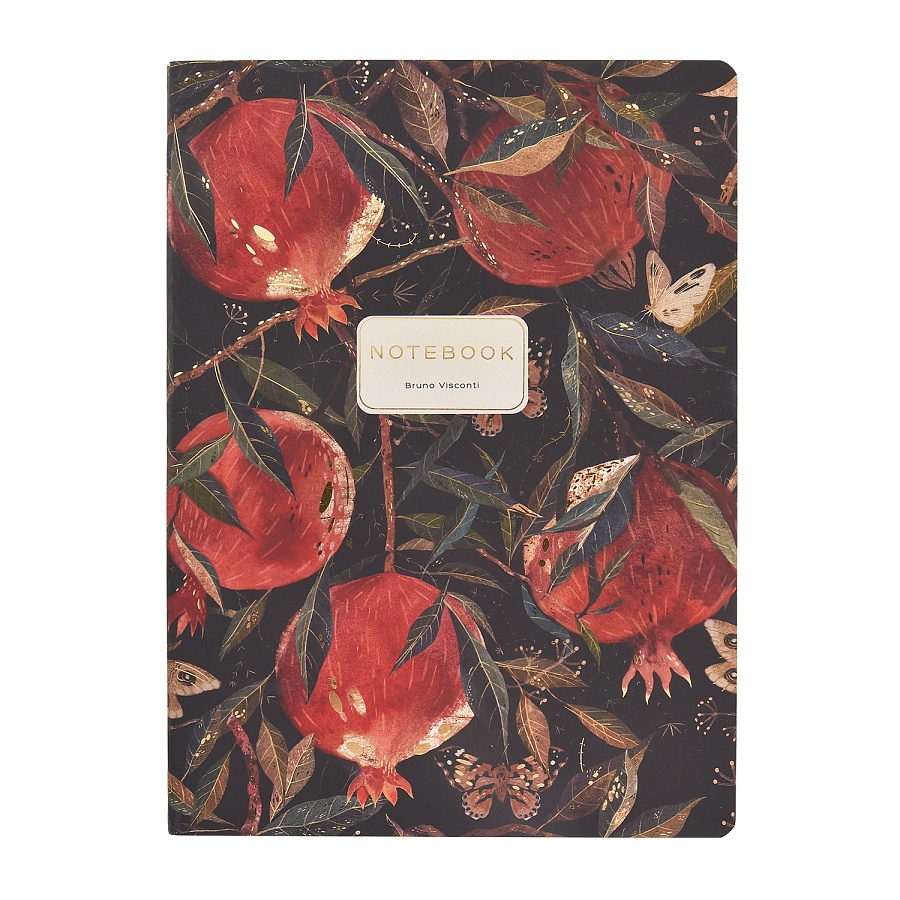 ТЕТРАДЬ B5, Bruno Visconti "FLORA.ГРАНАТ" 60л. клетка ТЕТРАДЬ B5, Bruno Visconti "FLORA.ГРАНАТ" 60л. клетка