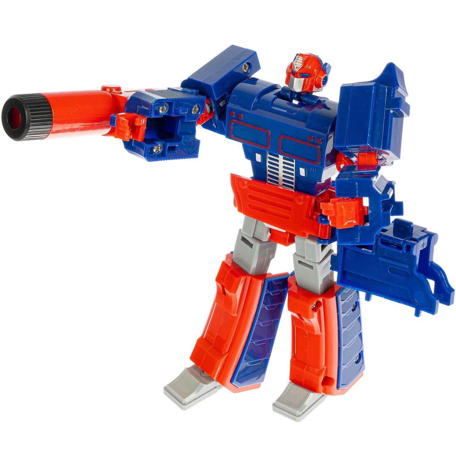 Трансформер 2в1 BONDIBOT робот и пистолет с проектором, Bondibon, цвет синий