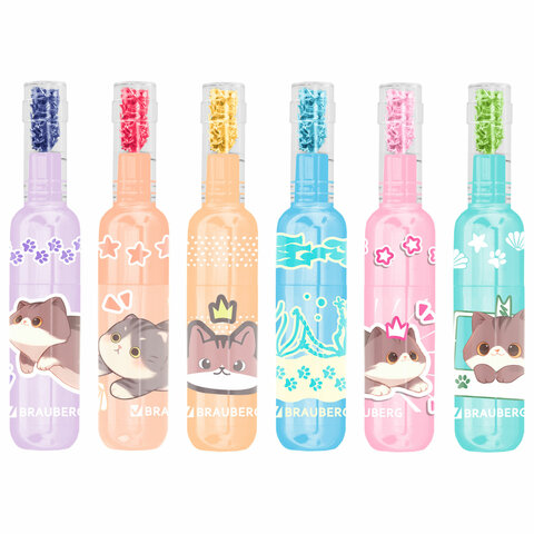 Набор текстовыделителей 6 ПАСТЕЛЬНЫХ ЦВЕТОВ, кросс-серия МИЛЫЕ КОТЫ, линия 1-5 Набор текстовыделителей 6 ПАСТЕЛЬНЫХ ЦВЕТОВ, кросс-серия МИЛЫЕ КОТЫ, линия 1-5