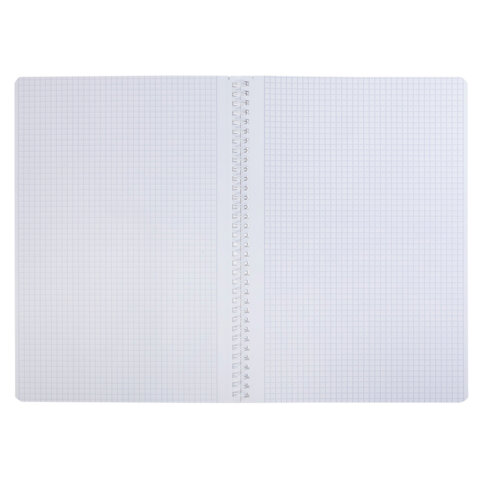 Тетрадь А4 96 л., HATBER, гребень, клетка, матовая ламинация, Тетрадь А4 96 л., HATBER, гребень, клетка, матовая ламинация,