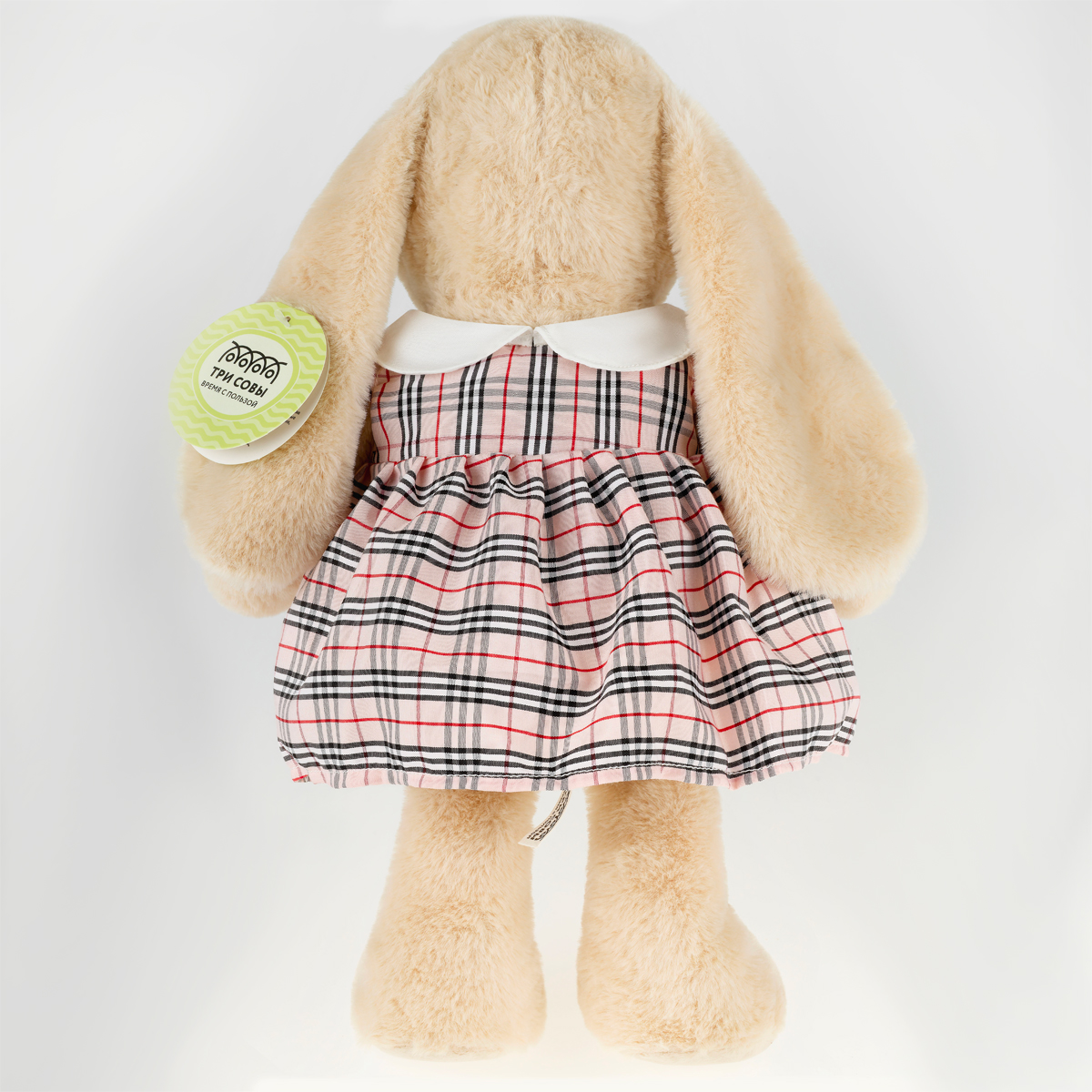 Мягкая игрушка ТРИ СОВЫ "Зайка в платье", 25см