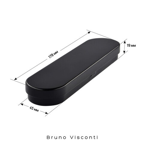 Ручка подарочная шариковая BRUNO VISCONTI "Milano", корпус черный, 1