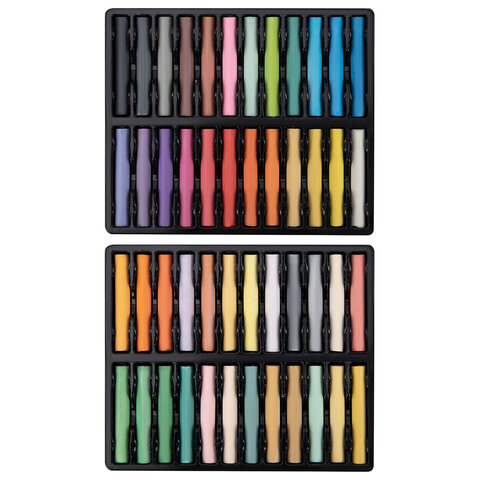 Пастель сухая художественная BRAUBERG ART "Летние ночи", 48 цветов,