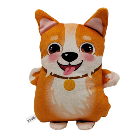 Игрушка мягкая "ЛАСКОВЫЕ ЗВЕРЯТА", ткань вельбоа, 20 см, ассорти, 12