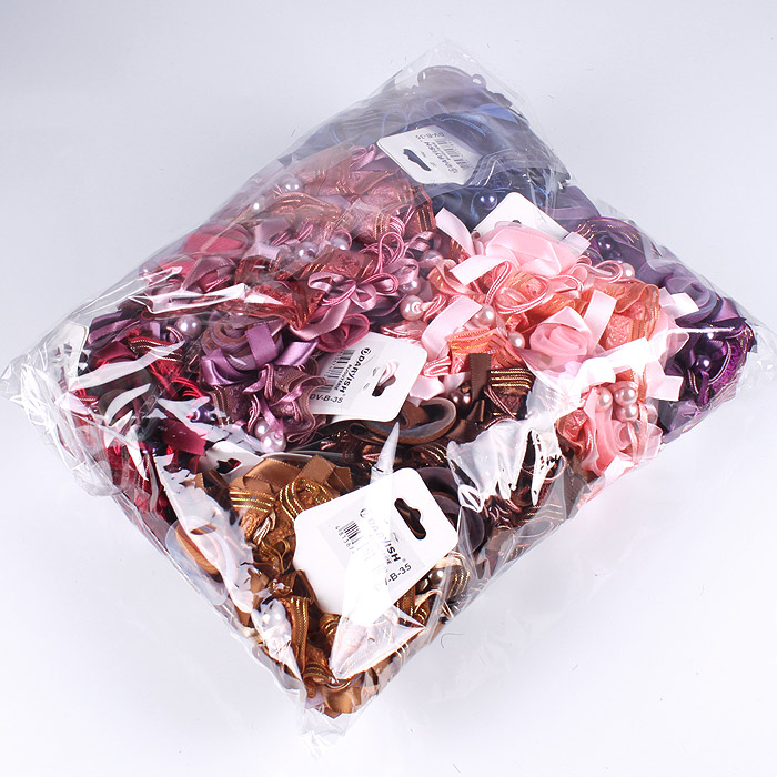 Резинка для волос декоративная объемная в ассортименте