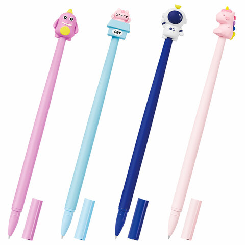 Ручка фигурная силиконовая шариковая FUNSTER (ФАНСТЕР) "SILICONE MIX", Ручка фигурная силиконовая шариковая FUNSTER (ФАНСТЕР) "SILICONE MIX",