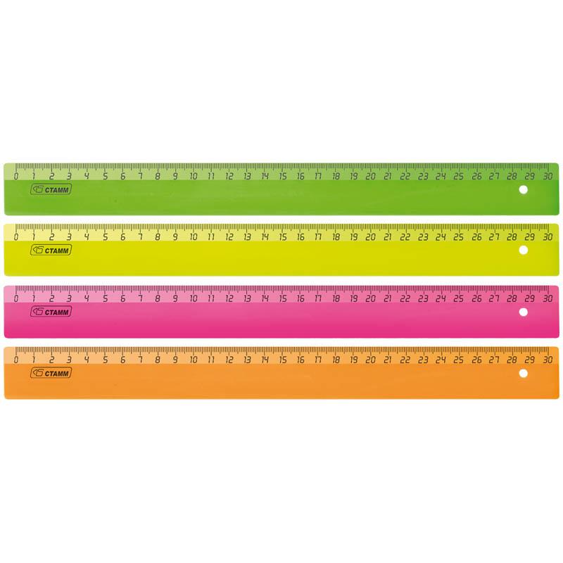 Линейка 30см, флуоресцентная: ЛН31 штр.: 4620000630326 Линейка 30см, флуоресцентная: ЛН31 штр.: 4620000630326