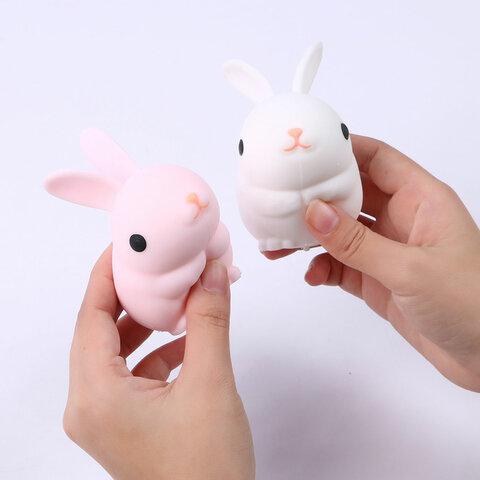 Игрушка-антистресс "ЗАЙЧИК-УШАСТИК", 9х7 см, ассорти, 2 цвета, JOLLY Игрушка-антистресс "ЗАЙЧИК-УШАСТИК", 9х7 см, ассорти, 2 цвета, JOLLY