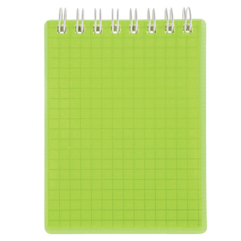 Блокнот МАЛЫЙ ФОРМАТ А7, 80 л., гребень, обложка пластик, клетка, HATBER, Блокнот МАЛЫЙ ФОРМАТ А7, 80 л., гребень, обложка пластик, клетка, HATBER,