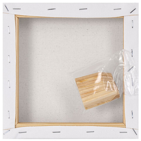 Холсты на подрамнике, набор 2 штуки, BRAUBERG ART BASIC, 20х20 см, 280 г/м2, Холсты на подрамнике, набор 2 штуки, BRAUBERG ART BASIC, 20х20 см, 280 г/м2,