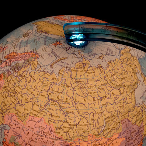 Глобус интерактивный + очки VR, политический, GLOBEN, 25 см с подсветкой,