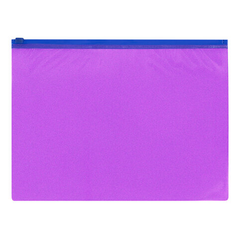 Папка-конверт на молнии МАЛОГО ФОРМАТА (180х250 мм) А5, цвет ассорти с