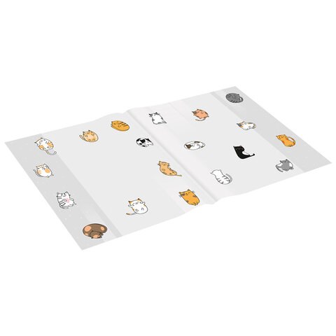 Обложки "CATS" для тетрадей и дневников, КОМПЛЕКТ 10 шт., ПЛОТНЫЕ, Обложки "CATS" для тетрадей и дневников, КОМПЛЕКТ 10 шт., ПЛОТНЫЕ,