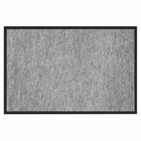 Коврик придверный 40х60 см, СЕРЫЙ, влаго-грязезащитный, 300 г/м2, мелкий рубчик, Коврик придверный 40х60 см, СЕРЫЙ, влаго-грязезащитный, 300 г/м2, мелкий рубчик,