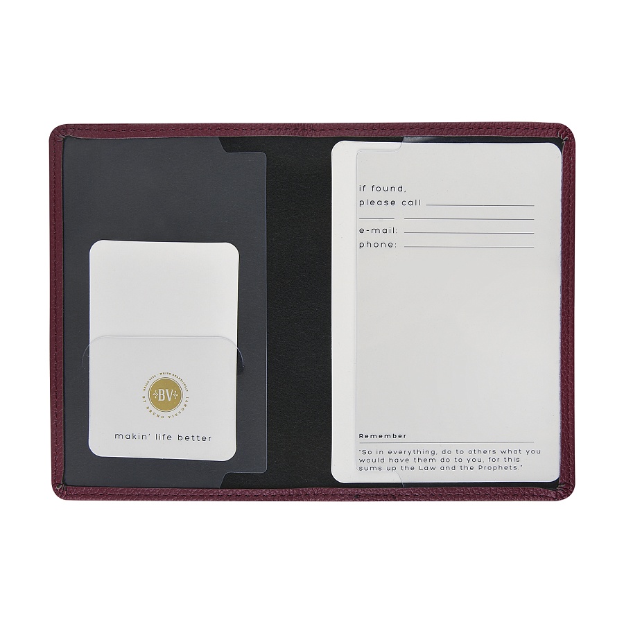 ОБЛОЖКА ДЛЯ ПАСПОРТА БОРДОВЫЙ "ГЕРБ РОССИИ"