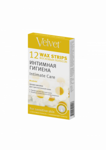 Velvet Восковые полоски для деликатных зон «Интимная гигиена» (12 шт)/24 шт., Velvet Восковые полоски для деликатных зон «Интимная гигиена» (12 шт)/24 шт.,