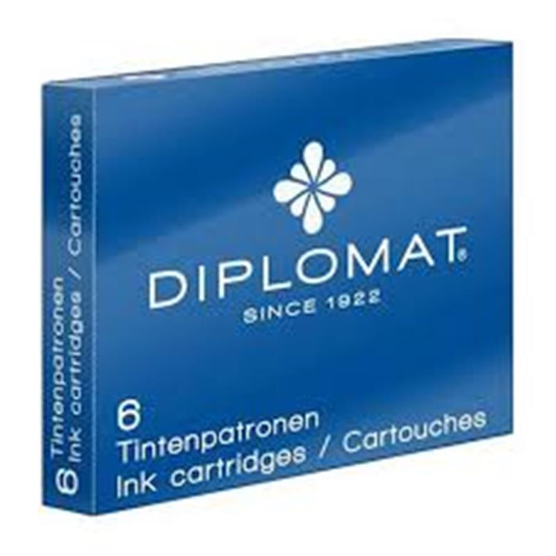 Чернила Чернильный картридж DIPLOMAT синие 6 шт/уп D10275212 Чернила Чернильный картридж DIPLOMAT синие 6 шт/уп D10275212