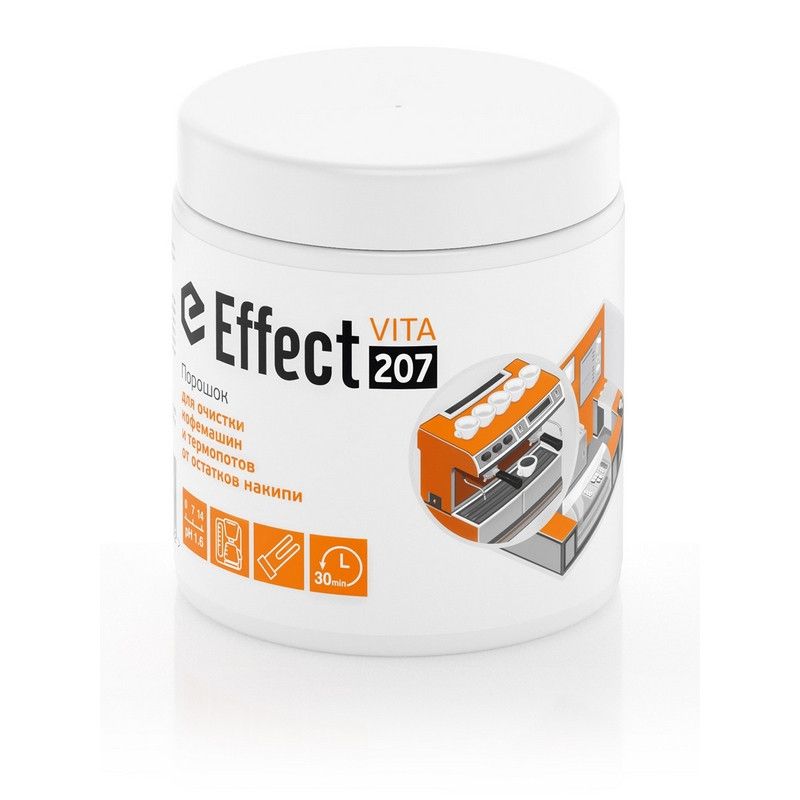 Профхим от накипи порошок для чистки кофемаш-термопот Effect/ВИТА 207, 0,5кг Профхим от накипи порошок для чистки кофемаш-термопот Effect/ВИТА 207, 0,5кг