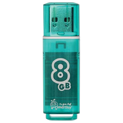 Флеш-диск 8 GB, SMARTBUY Glossy, USB 2.0, зеленый, SB8GBGS-G Флеш-диск 8 GB, SMARTBUY Glossy, USB 2.0, зеленый, SB8GBGS-G