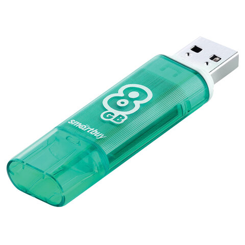 Флеш-диск 8 GB, SMARTBUY Glossy, USB 2.0, зеленый, SB8GBGS-G Флеш-диск 8 GB, SMARTBUY Glossy, USB 2.0, зеленый, SB8GBGS-G