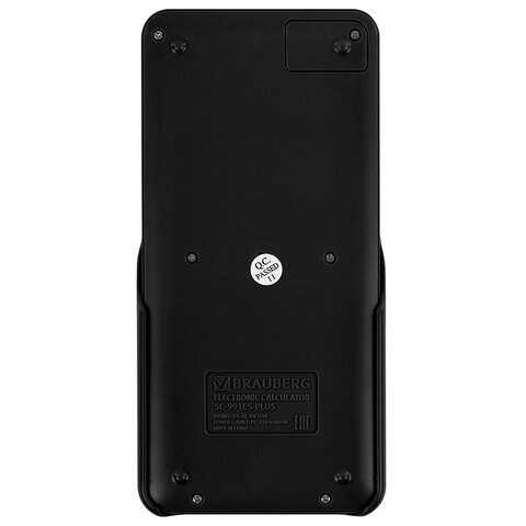 Калькулятор инженерный BRAUBERG SC-991ES-PLUS-BK (164х80 мм), 552 функции, 10+2