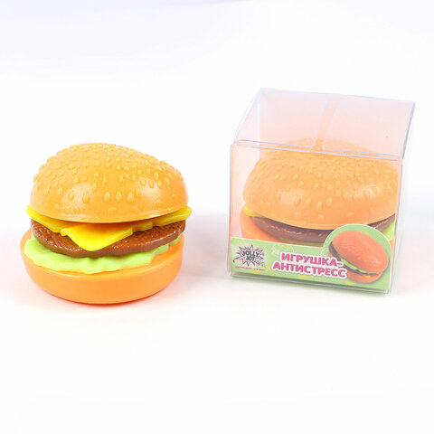Игрушка-антистресс "БУРГЕР", 7 см, дисплей, JOLLY JOT (ДЖОЛЛИ ДЖОТ), Игрушка-антистресс "БУРГЕР", 7 см, дисплей, JOLLY JOT (ДЖОЛЛИ ДЖОТ),
