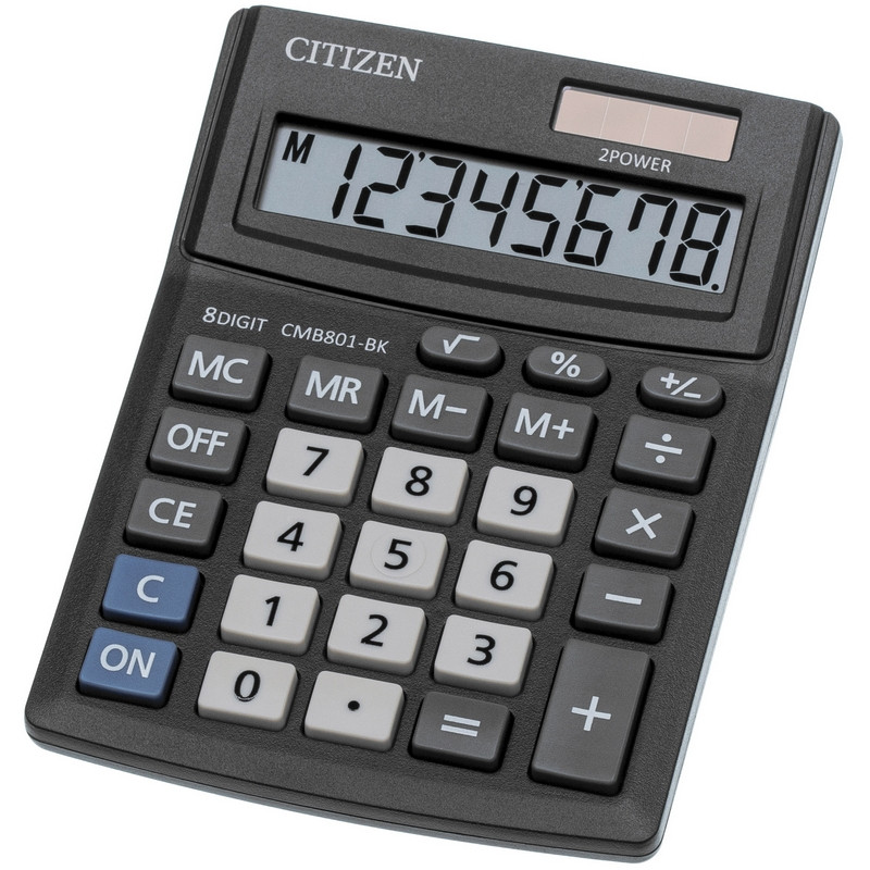 Калькулятор настольный CITIZEN Correct настольн.SD-208, 8 разр, черн. штр. Калькулятор настольный CITIZEN Correct настольн.SD-208, 8 разр, черн. штр.