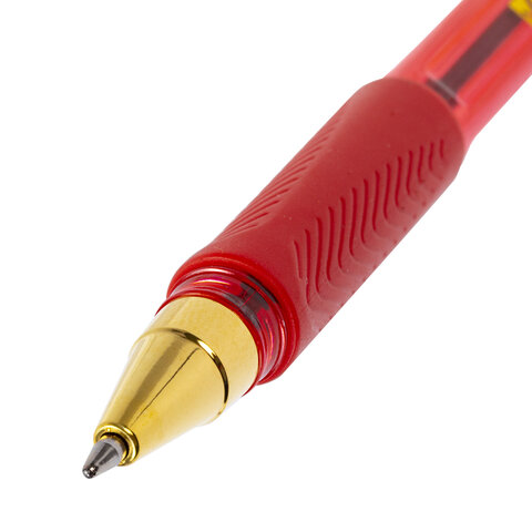 Ручка шариковая BRAUBERG BP-GT GLD RED, КРАСНАЯ, корпус тонированный, пишущий Ручка шариковая BRAUBERG BP-GT GLD RED, КРАСНАЯ, корпус тонированный, пишущий
