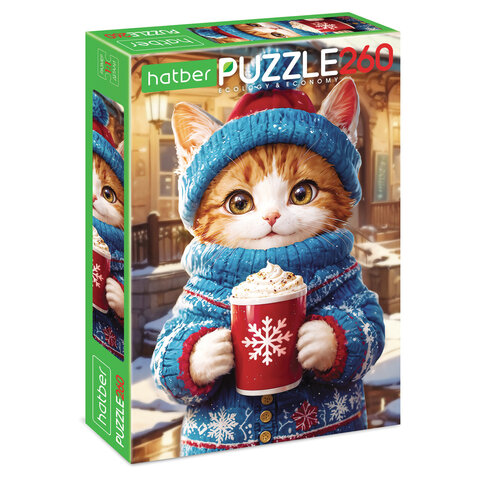 Пазл картонный "ЗИМНИЕ РАДОСТИ " 260 элементов АССОРТИ, 220х330 мм, Пазл картонный "ЗИМНИЕ РАДОСТИ " 260 элементов АССОРТИ, 220х330 мм,