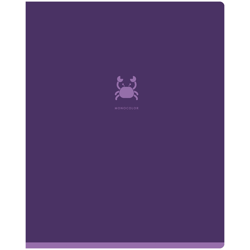 Тетрадь 48 листов, А5, клетка BG "Monocolor. Element", ламинация