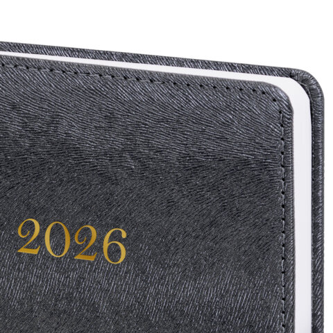 Ежедневник датированный 2026 А5 138х213 мм, BRAUBERG "Elegant", под