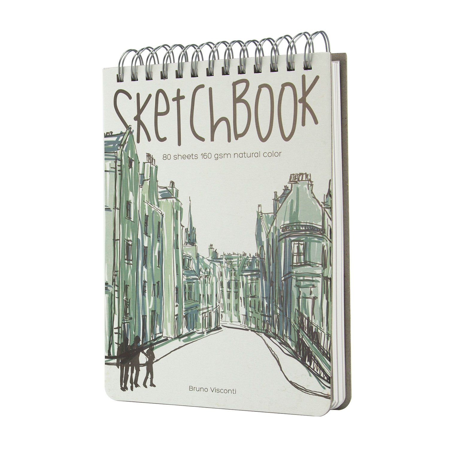 SKETCHBOOK BV, 185х250 мм, 80 Л.160 ГР. НА ГРЕБНЕ (4 ВИДА)