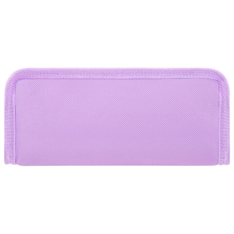 Пенал ЮНЛАНДИЯ ЮНИОР, 2 отделения, полиэстер, "Purple clouds", 21х8х6