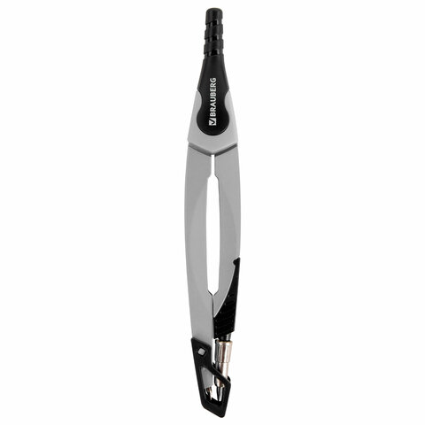 Готовальня BRAUBERG ULTRA, 4 предмета: циркуль 135 мм, запасные грифели,
