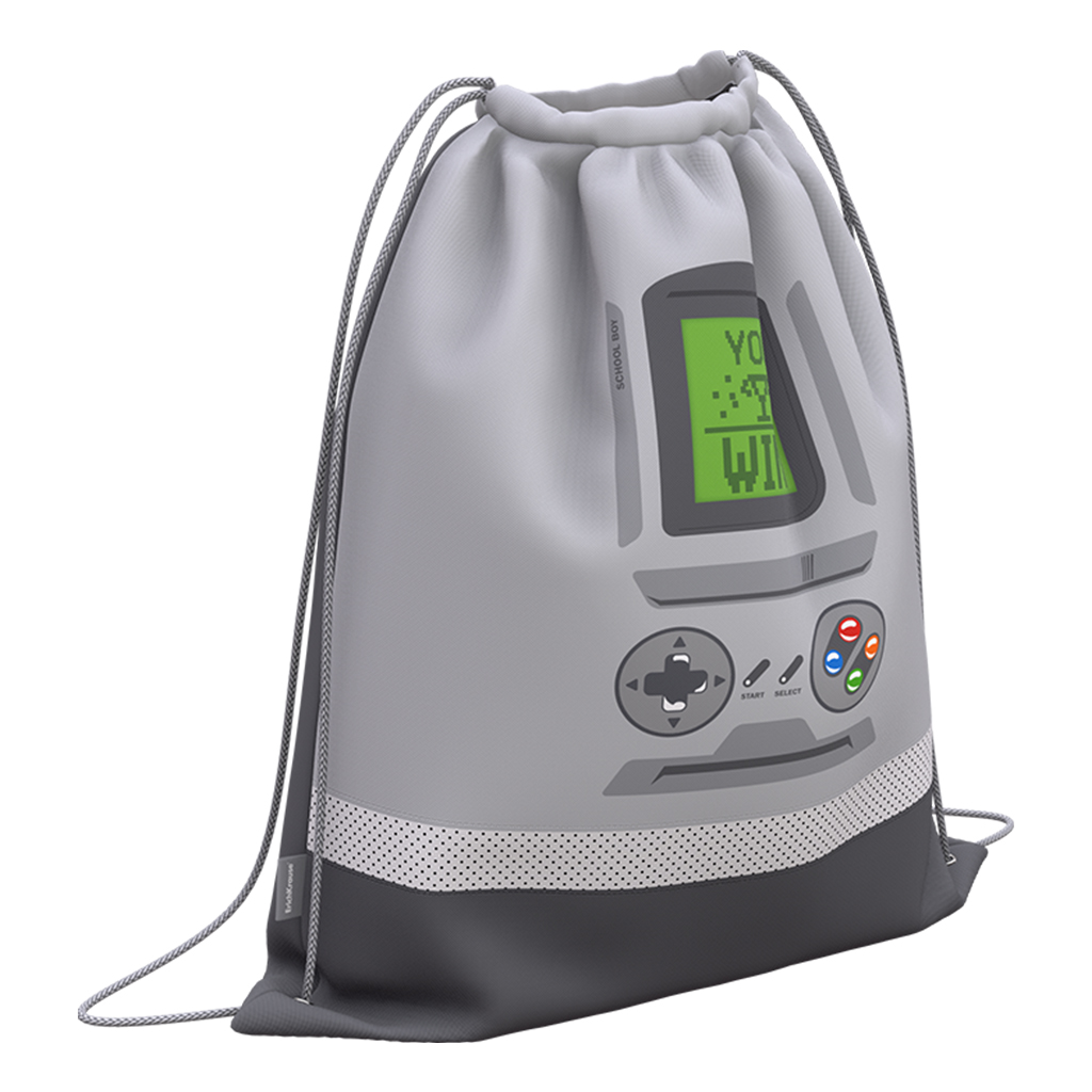 Мешок для обуви ErichKrause с вентиляцией 500х410мм Console Мешок для обуви ErichKrause с вентиляцией 500х410мм Console