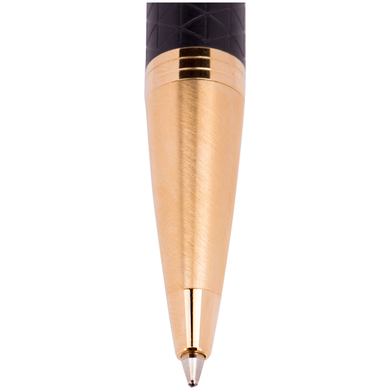 Ручка шариковая Parker "IM Premium Black/Gold GT" синяя, 1,0мм,