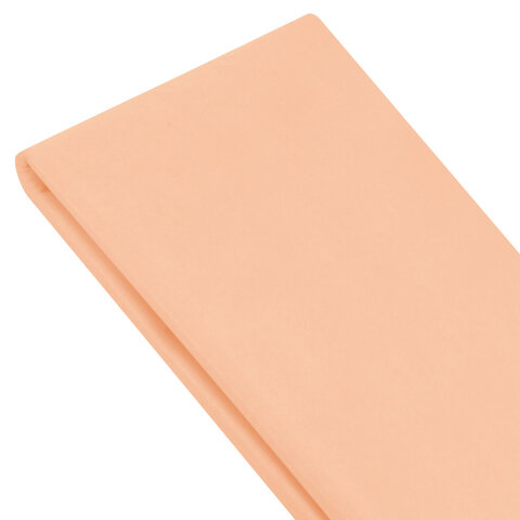 Цветная бумага ТИШЬЮ 17 г/м2, 50х66 см, 50 листов, персиковый цвет, ЗОЛОТАЯ