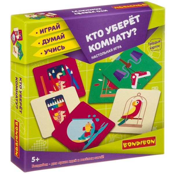 "Кто уберёт комнату?" - настольная игра BONDIBON. ВВ3904 "Кто уберёт комнату?" - настольная игра BONDIBON. ВВ3904