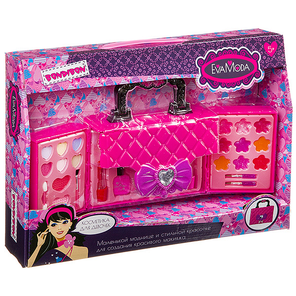 Набор детской декор. косметики Bondibon Eva Moda, BOX 41*7,2*28,8 см; Набор детской декор. косметики Bondibon Eva Moda, BOX 41*7,2*28,8 см;
