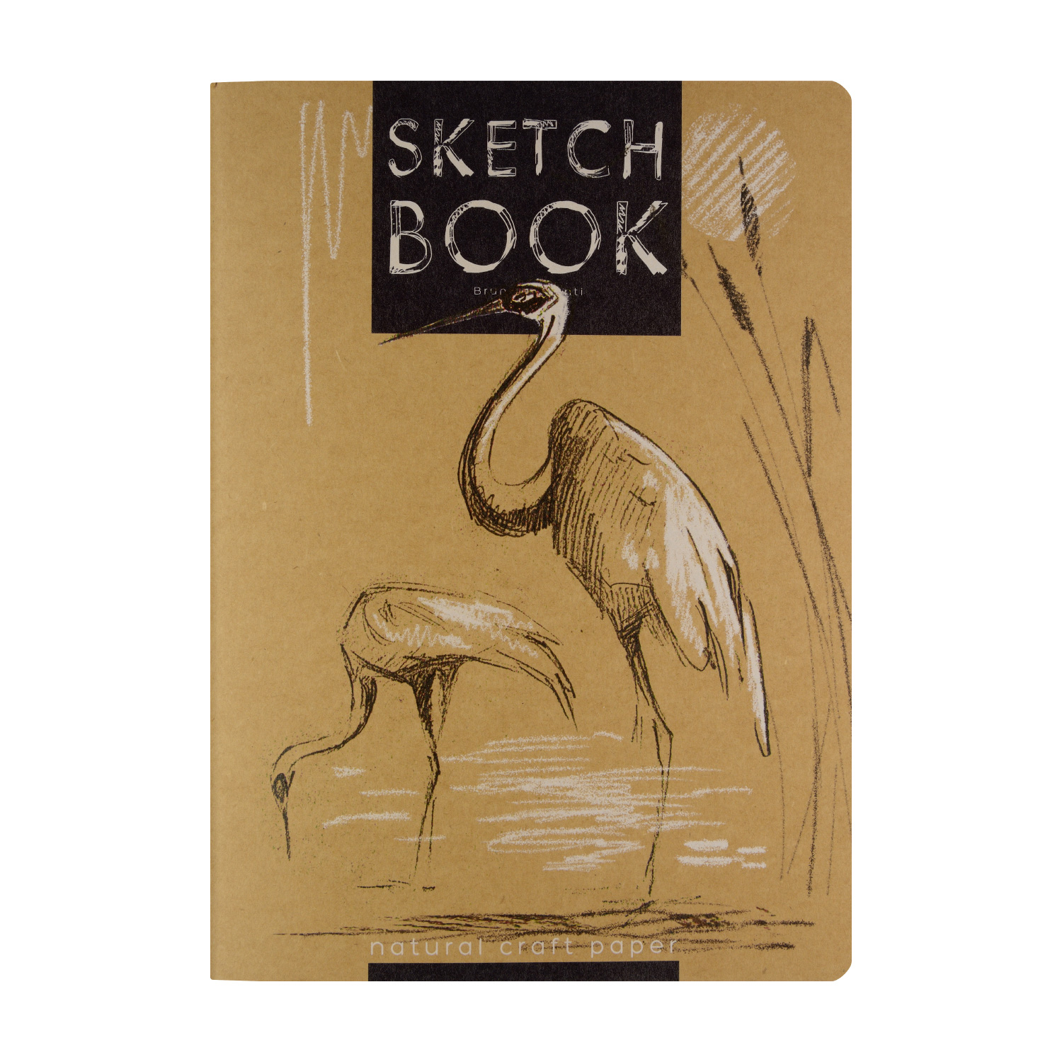 SKETCHBOOK BV, 179х250 мм, 60Л, ТЕТРАДЬ, КРАФТ 70 гр, ПРОШИТЫЙ БЛОК (4 ВИДА)