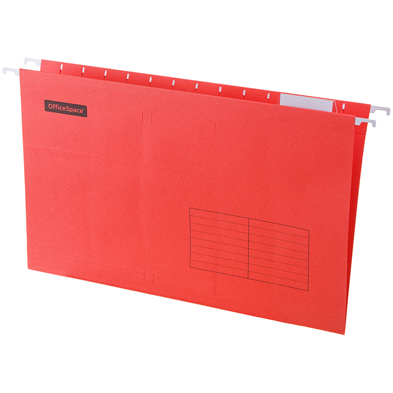 Подвесная папка OfficeSpace Foolscap (365*240мм), красная Подвесная папка OfficeSpace Foolscap (365*240мм), красная
