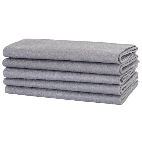 Салфетка КОРЕЙСКАЯ УМНАЯ для дома и авто УБОРКА БЕЗ РАЗВОДОВ, 30х40 см, НАБОР 5