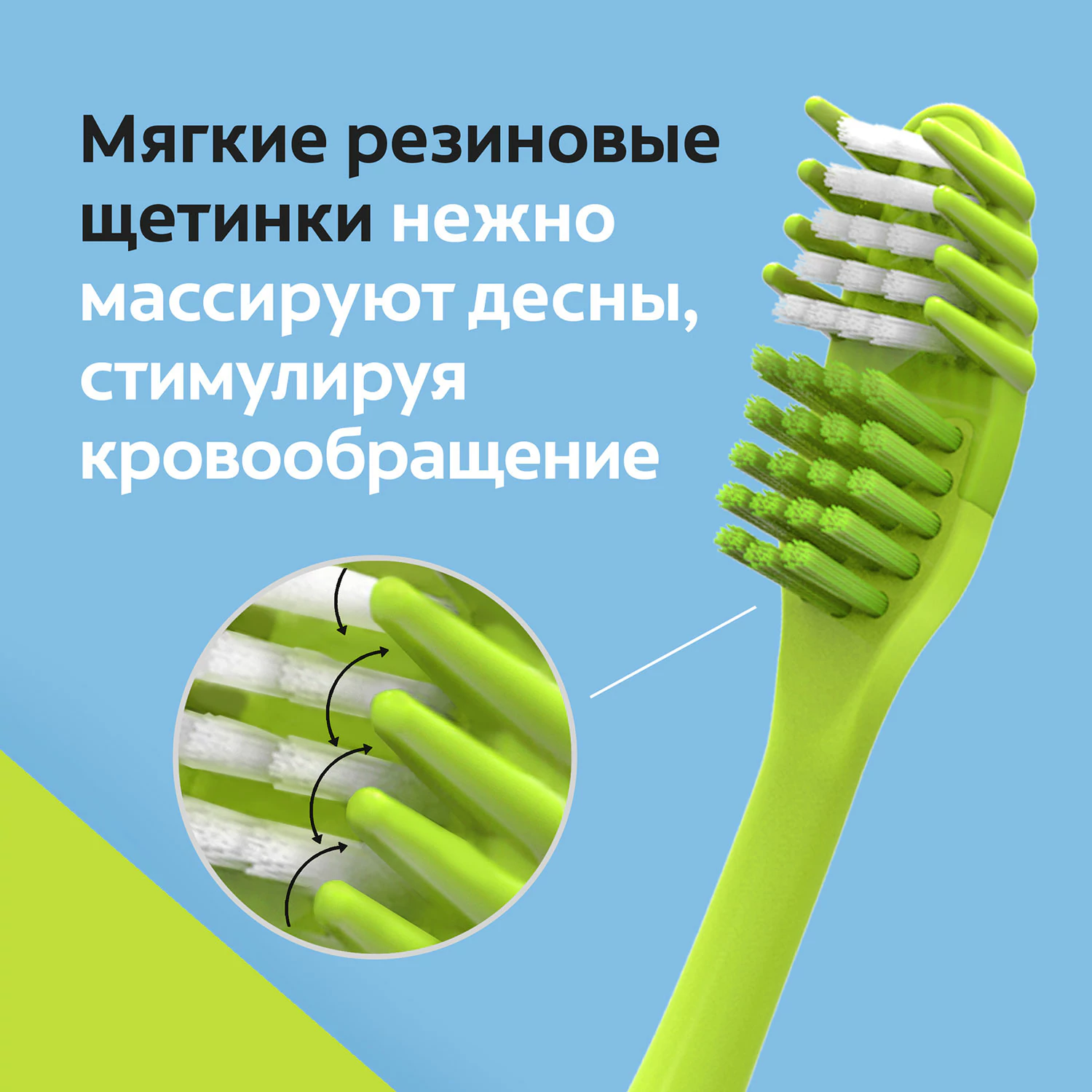 Зубная щетка НАБОР (1+1) COLGATE "Массажер", средней жесткости,