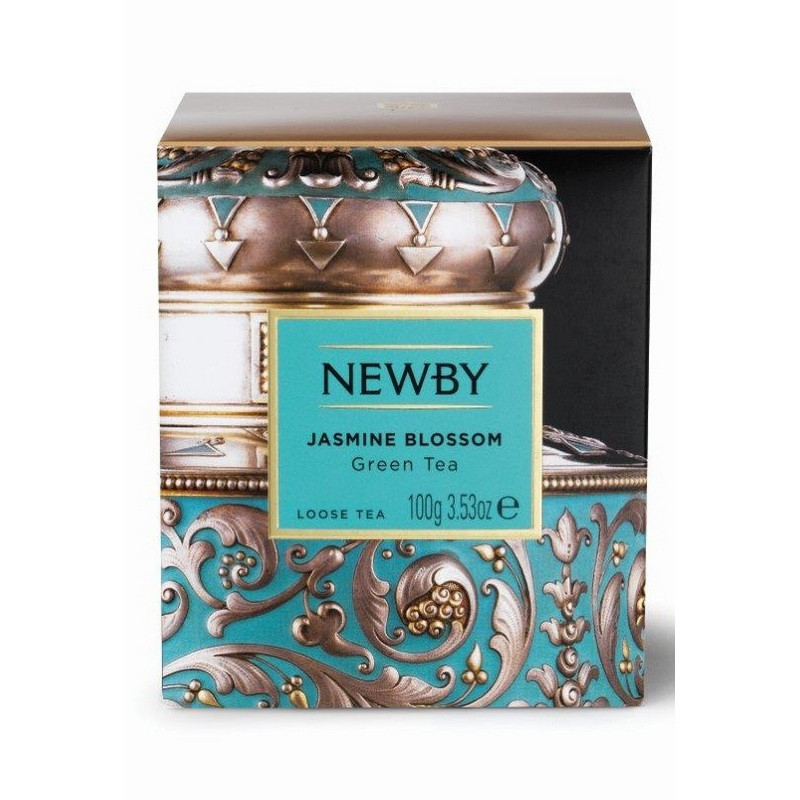 Чай зеленый Newby цветок жасмина, 100г Чай зеленый Newby цветок жасмина, 100г