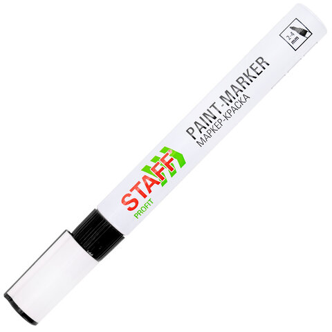 Маркер-краска лаковый (paint marker) 2-4 мм, ЧЕРНЫЙ, НИТРО-ОСНОВА, STAFF PROFIT, Маркер-краска лаковый (paint marker) 2-4 мм, ЧЕРНЫЙ, НИТРО-ОСНОВА, STAFF PROFIT,