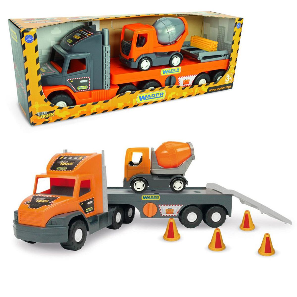 Арт.36750 "Super Tech Truck" с бетономешалкой 78х20,5х28,5см Арт.36750 "Super Tech Truck" с бетономешалкой 78х20,5х28,5см