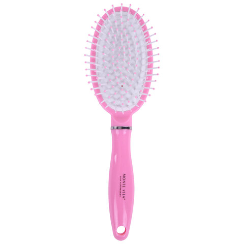 Расческа для волос массажная 23,5х6,5 см, цвета АССОРТИ MONTE VITA (МОНТЕ ВИТА),