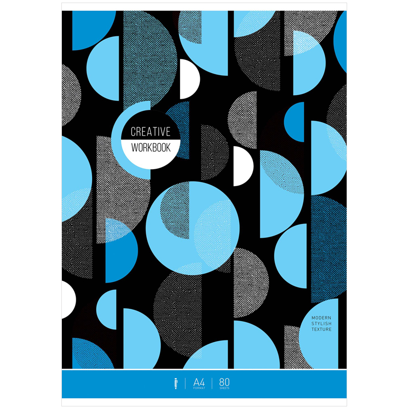 Тетрадь 80л., А4, клетка ArtSpace "Стиль. Pattern collection"